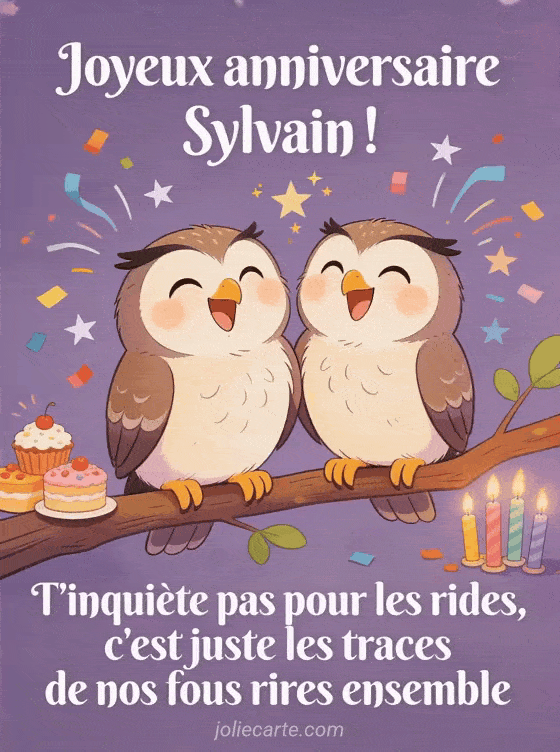 Joyeux anniversaire Sylvain - Joyeux anniversaire sylvain rigolo