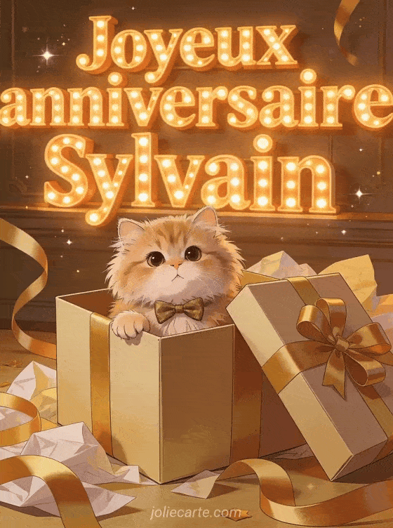 Joyeux anniversaire Sylvain - Joyeux anniversaire sylvain gif