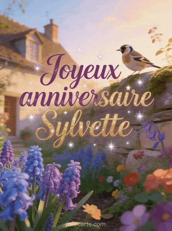 Joyeux anniversaire Sylvette - Joyeux anniversaire sylvette fleurs