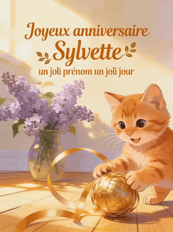 Joyeux anniversaire Sylvette - Joyeux anniversaire sylvette gif anime