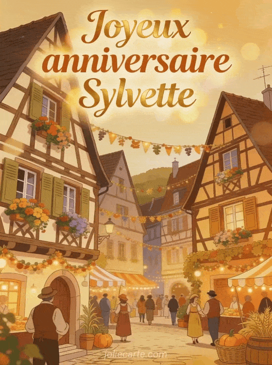 Joyeux anniversaire Sylvette - Joyeux anniversaire sylvette image
