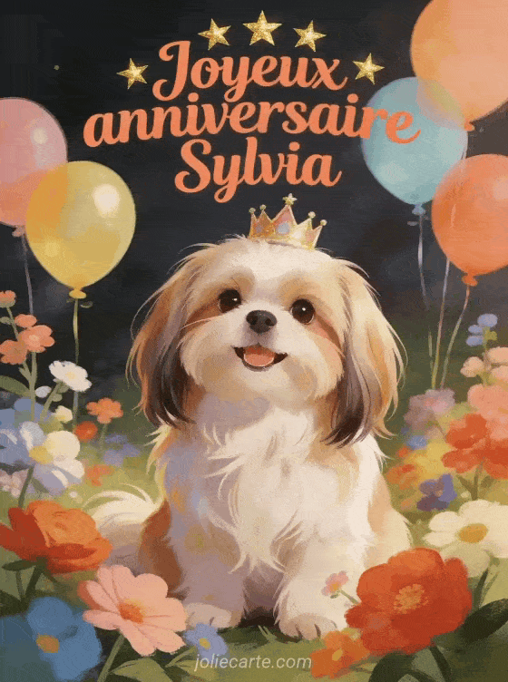 Joyeux anniversaire Sylvia - Joyeux anniversaire sylvia gif