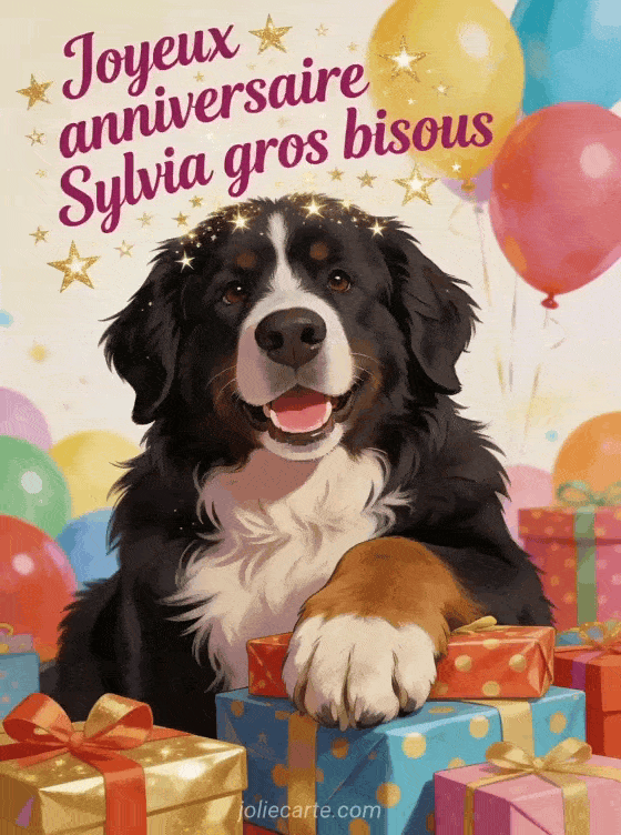 Joyeux anniversaire Sylvia - Joyeux anniversaire sylvia gros bisous