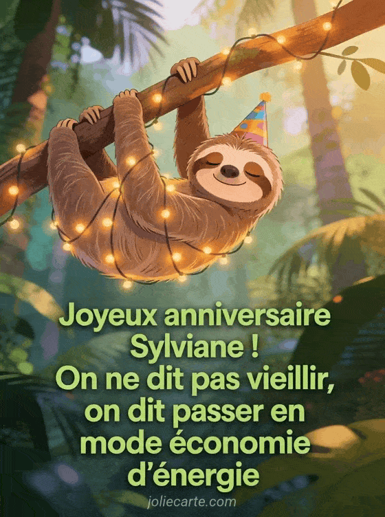 Joyeux anniversaire Sylviane - Joyeux anniversaire sylviane humour