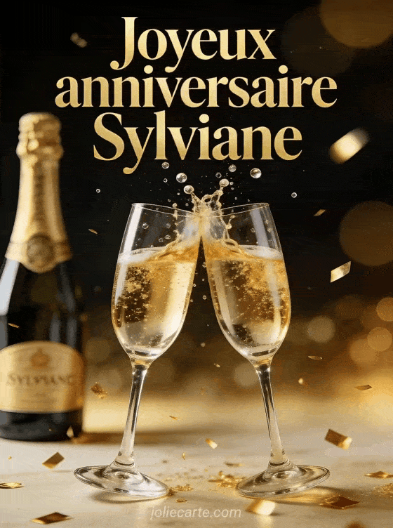 Joyeux anniversaire Sylviane - Joyeux anniversaire sylviane champagne