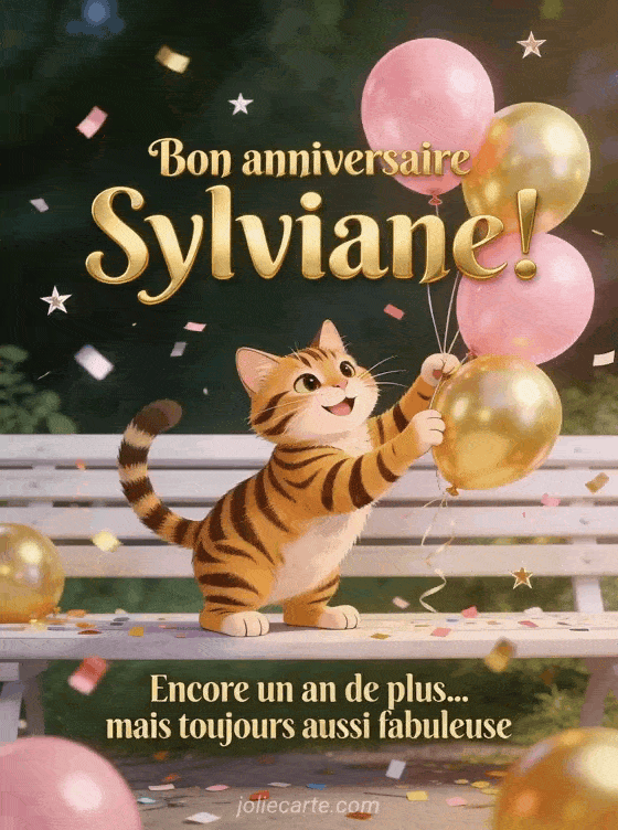 Joyeux anniversaire Sylviane - Bon anniversaire sylviane