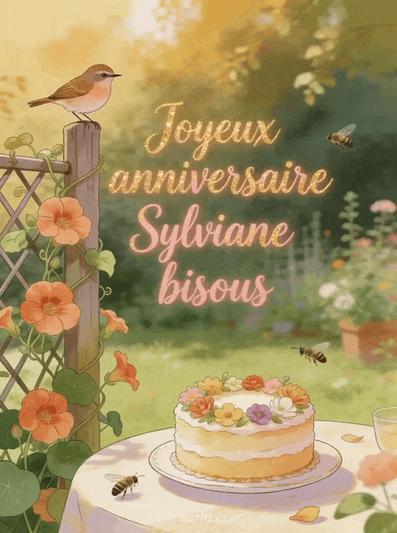 Joyeux anniversaire Sylviane - Joyeux anniversaire sylviane bisous
