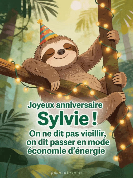 Joyeux anniversaire Sylvie - Sylvie humour