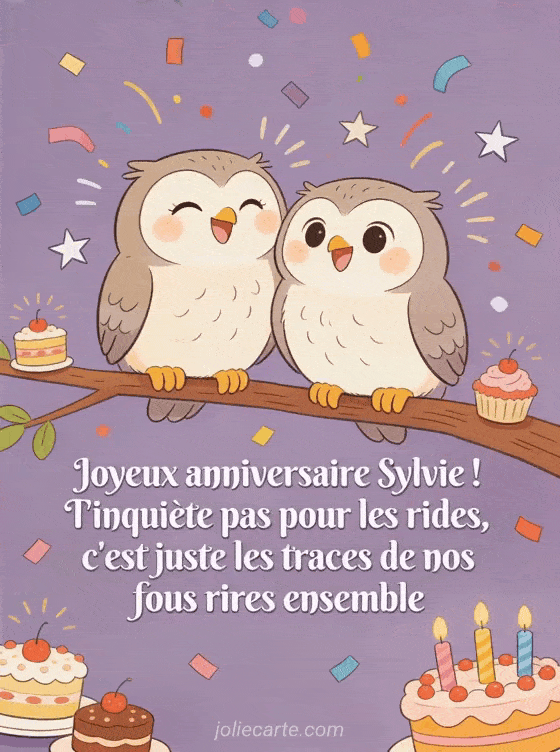 Joyeux anniversaire Sylvie - Joyeux anniversaire sylvie rigolo