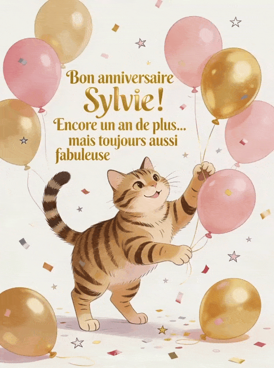 Joyeux anniversaire Sylvie - Bon anniversaire sylvie