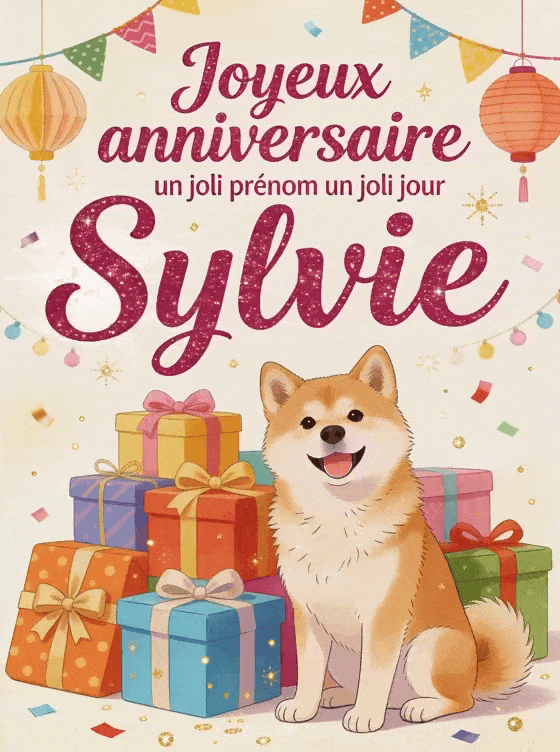 Joyeux anniversaire Sylvie - Joyeux anniversaire sylvie gif