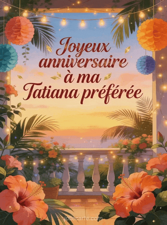 Joyeux anniversaire Tatiana - Joyeux anniversaire tatiana gif anime