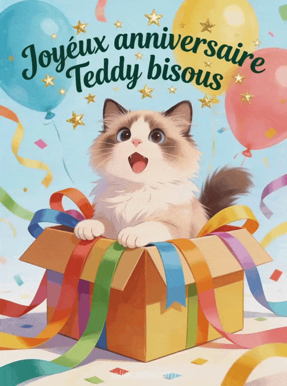 Joyeux anniversaire Teddy - Joyeux anniversaire teddy bisous