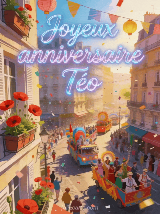 Joyeux anniversaire Téo - Joyeux anniversaire teo gif anime