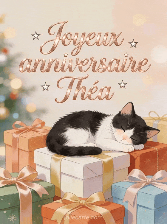 Joyeux anniversaire Théa - Joyeux anniversaire thea gif