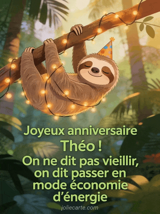 Joyeux anniversaire Theo - Theo humour