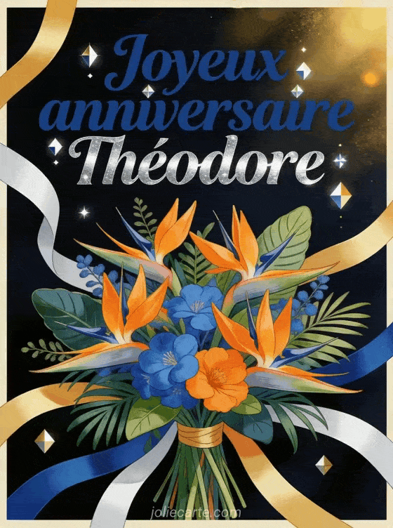 Joyeux anniversaire Théodore - Joyeux anniversaire theodore fleurs