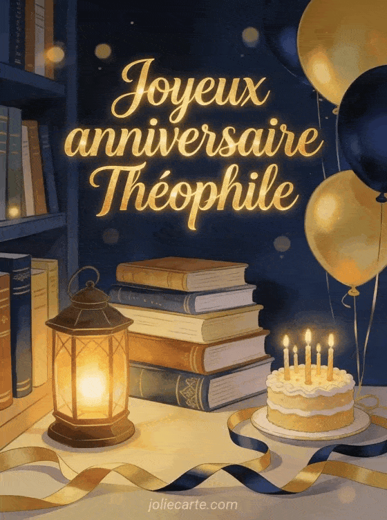 Joyeux anniversaire Théophile - Joyeux anniversaire theophile image