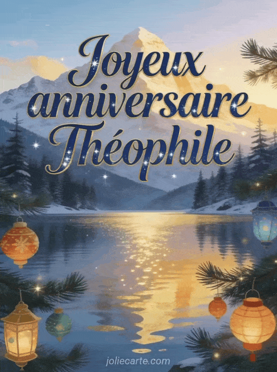 Joyeux anniversaire Théophile - Joyeux anniversaire theophile gif