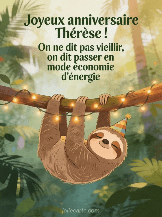 Joyeux anniversaire Therese - Therese humour