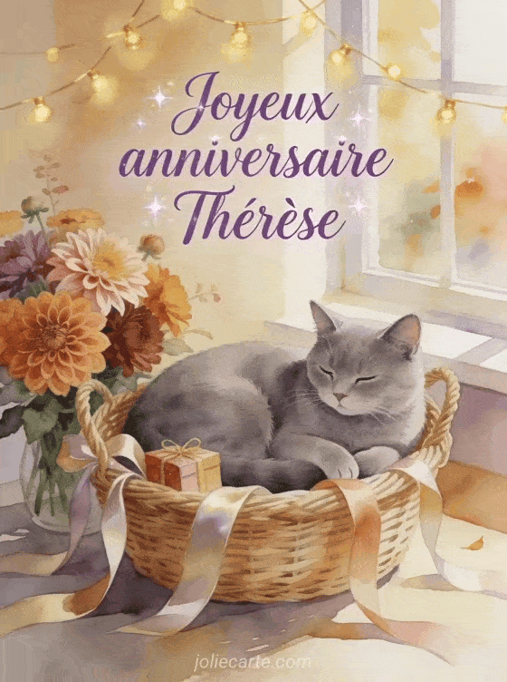 Joyeux anniversaire Thérèse - Joyeux anniversaire therese image