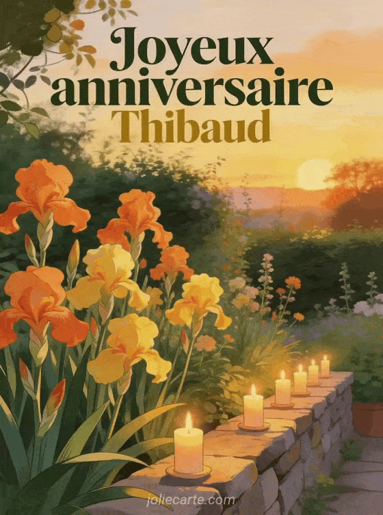 Joyeux anniversaire Thibaud - Joyeux anniversaire thibaud fleurs