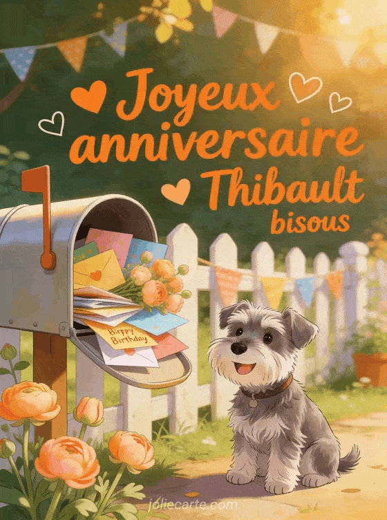 Joyeux anniversaire Thibault - Joyeux anniversaire thibault bisous