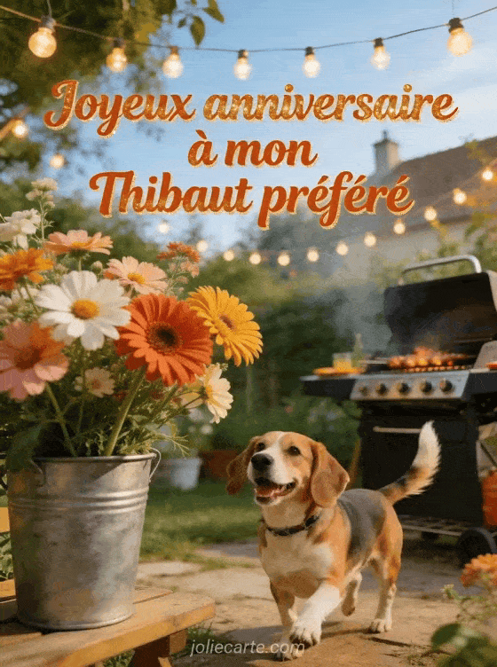 Joyeux anniversaire Thibaut - Carte joyeux anniversaire thibaut