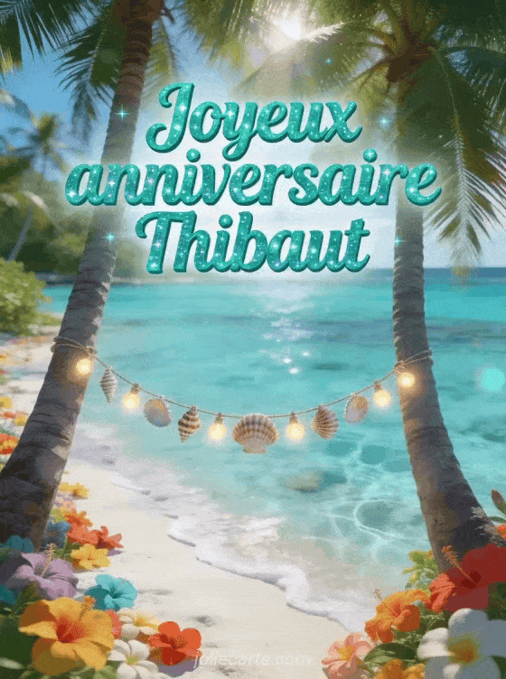 Joyeux anniversaire Thibaut - Joyeux anniversaire thibaut gif anime