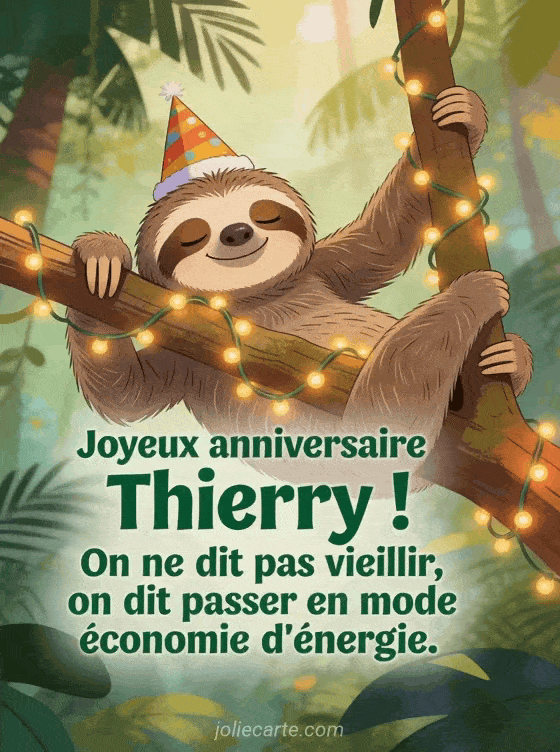 Joyeux anniversaire Thierry - Joyeux anniversaire thierry humour