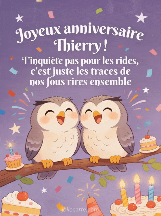 Joyeux anniversaire Thierry - Joyeux anniversaire thierry rigolo