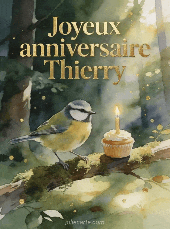 Joyeux anniversaire Thierry - Carte joyeux anniversaire thierry