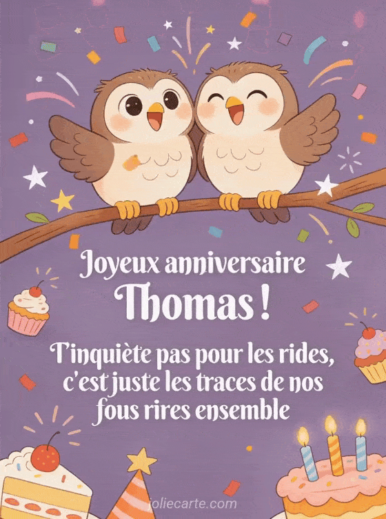 Joyeux anniversaire Thomas - Joyeux anniversaire thomas rigolo