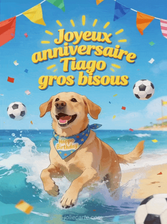 Joyeux anniversaire Tiago - Joyeux anniversaire tiago gros bisous
