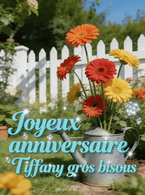 Joyeux anniversaire Tiffany - Joyeux anniversaire tiffany gros bisous