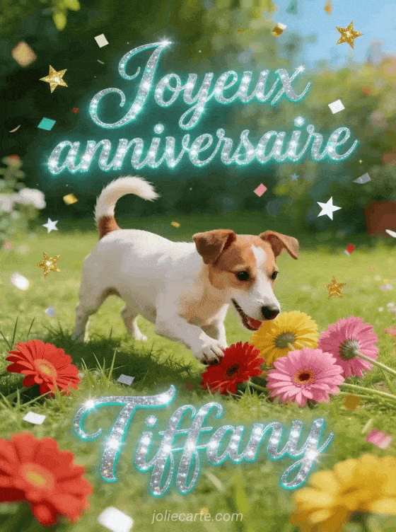 Joyeux anniversaire Tiffany - Joyeux anniversaire tiffany fleurs