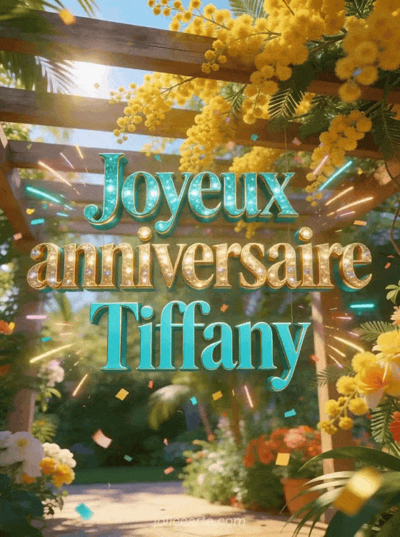 Joyeux anniversaire Tiffany - Joyeux anniversaire tiffany gif anime