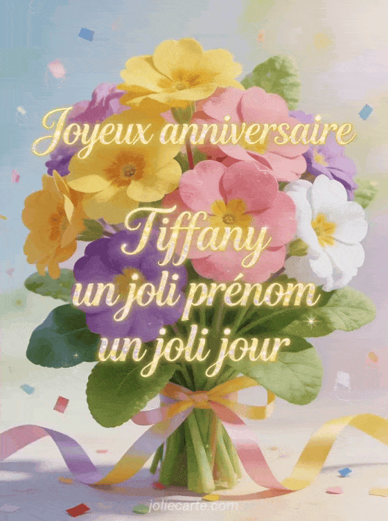 Joyeux anniversaire Tiffany - Joyeux anniversaire tiffany image