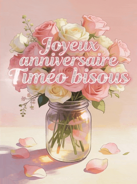 Joyeux anniversaire Timéo - Joyeux anniversaire timeo bisous