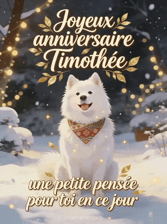 Joyeux anniversaire Timothée - Joyeux anniversaire timothee bisous