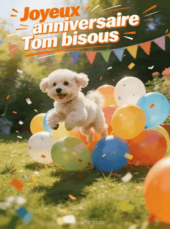 Joyeux anniversaire Tom - Joyeux anniversaire tom bisous