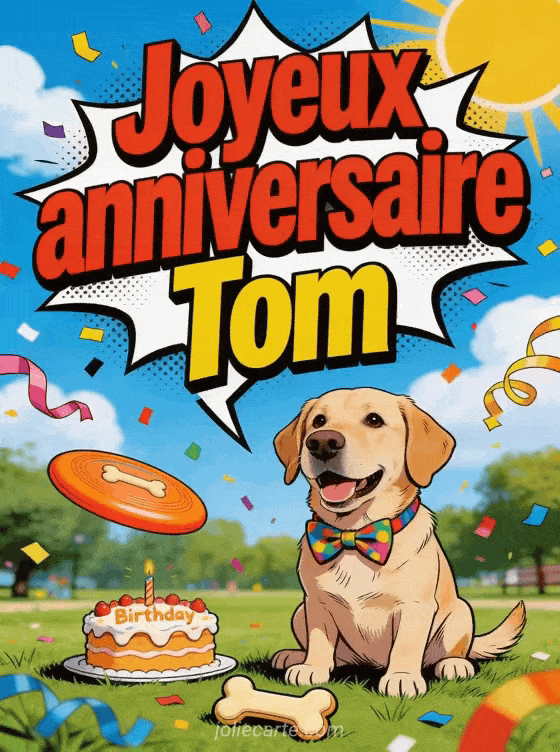 Joyeux anniversaire Tom - Joyeux anniversaire tom chien