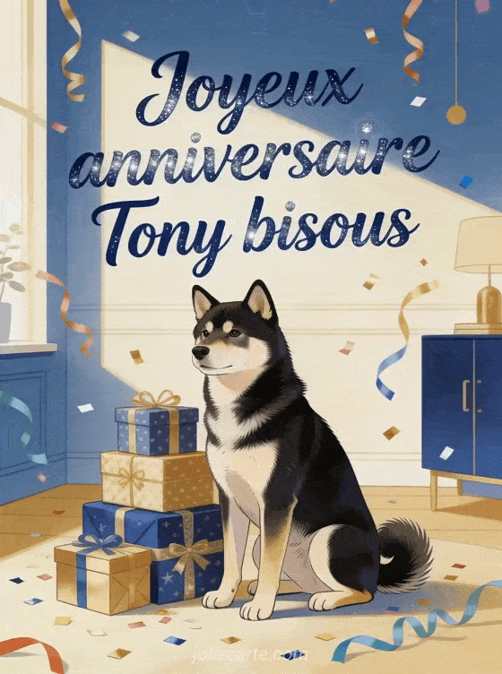 Joyeux anniversaire Tony - Joyeux anniversaire tony bisous
