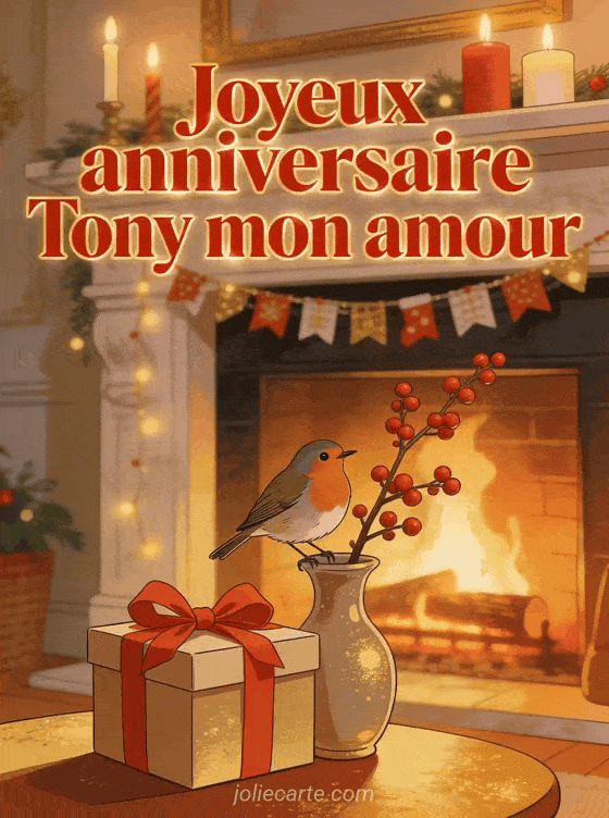 Joyeux anniversaire Tony - Joyeux anniversaire tony mon amour