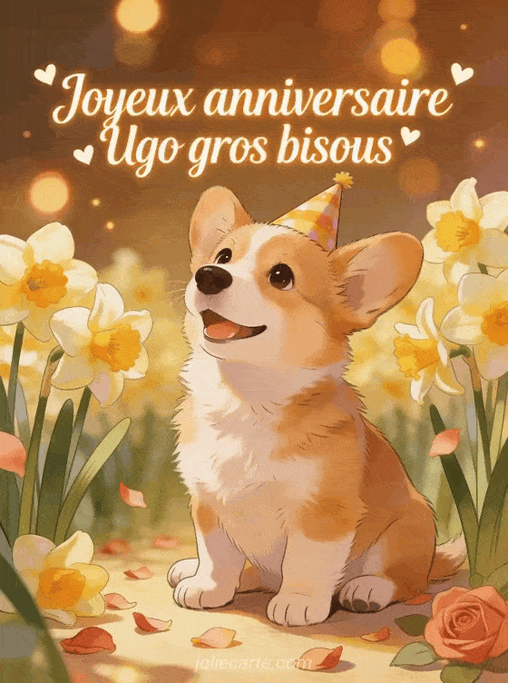 Joyeux anniversaire Ugo - Joyeux anniversaire ugo gros bisous