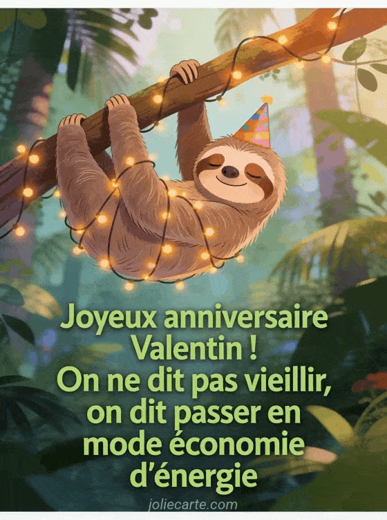 Joyeux anniversaire Valentin - Valentin humour