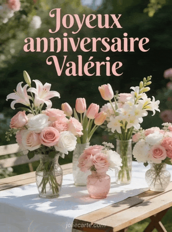 Joyeux anniversaire Valérie - Joyeux anniversaire valerie fleurs