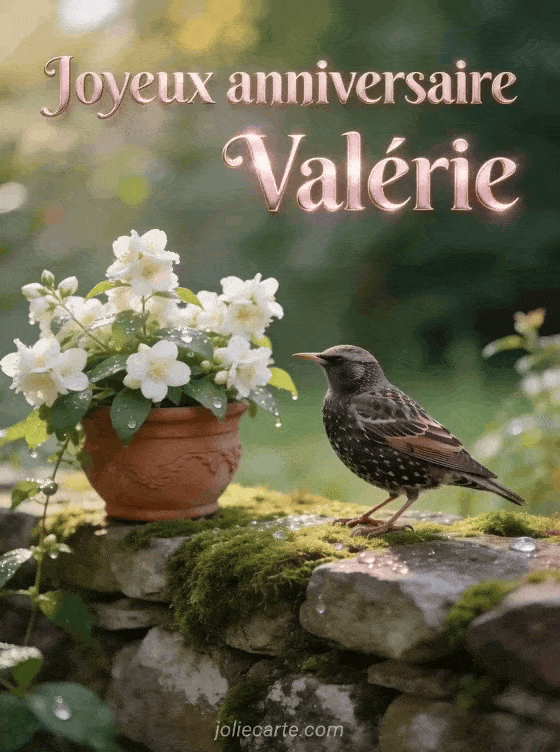 Joyeux anniversaire Valérie - Carte joyeux anniversaire valerie
