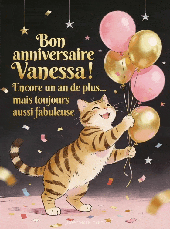 Joyeux anniversaire Vanessa - Bon anniversaire vanessa