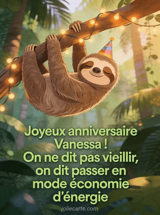 Joyeux anniversaire Vanessa - Vanessa humour